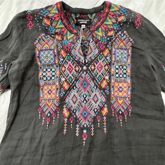Johnny Was Shankara Flare Sleeve tunic /dress- new with tags size small - Picture 7 of 15